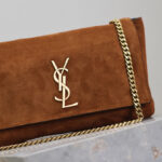 Saint Laurent Reversible Medium Kate In Suede
